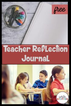 teacher reflection journal