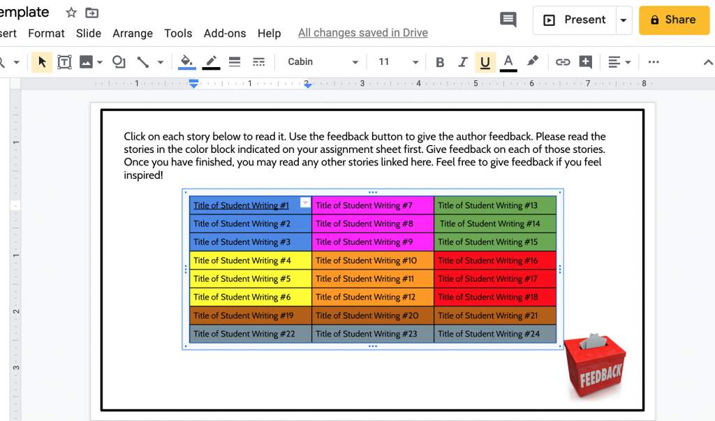 virtual Writing Classroom